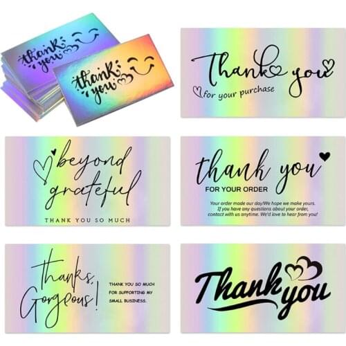 Greeting Thanks Card Small Gift Cards Rainbow Color Paperboards Card Beautiful Business Card Fine Made Card for business M6CE