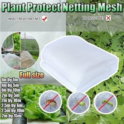 60 Mesh Anti Insect Nets Greenhouse Protective Net Fruit Vegetables Care Cover Insect Net Plant Covers Net Garden Pest Control