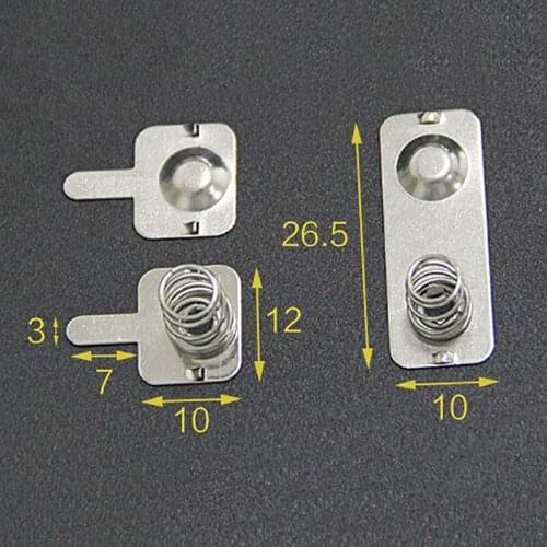 50PCS Custom Made AA Battery Spring Contact with Nickel Plated For Remote Control