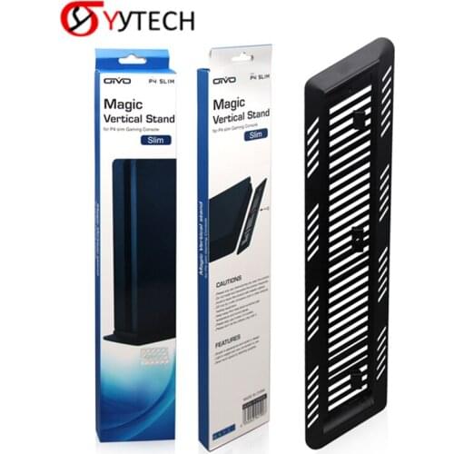 SYYTECH IV-P4S006 Game Console Vertical Bracket Base For PS4 Slim Stand base Game Accessories