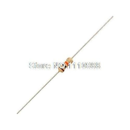 1000 Pcs 10K Ohm Through Hole Carbon Film CF Resistors