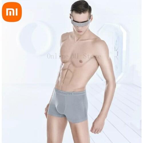 3pcs Xiaomi Mijia Graphene Antibacterial Nude All-in-one Seamless Underwear Mens Cotton Smith 4 Colors for You