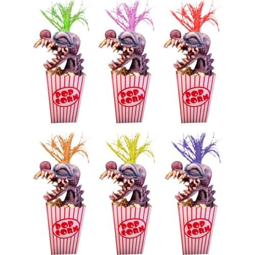 Halloween Desk Accessories Ornaments From Outer Space Popcorn Klown Ornaments Home Decor Craft Furnishing Aesthetic Room Decor