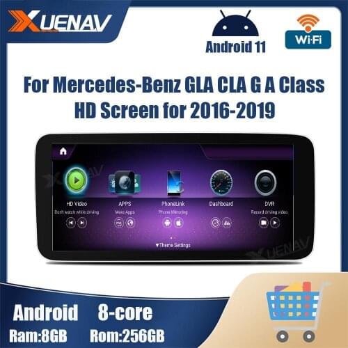 Android 11 Car Radio For Mercedes Benz GLA CLA G A Class 2016 2017 2018 2019 car stereo auto Multimedia player GPS Navigation