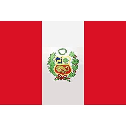 BANDERA CALIDAD NACIONAL DE Peru 150x90cm - Tela De Alta calidad Envió Gratis