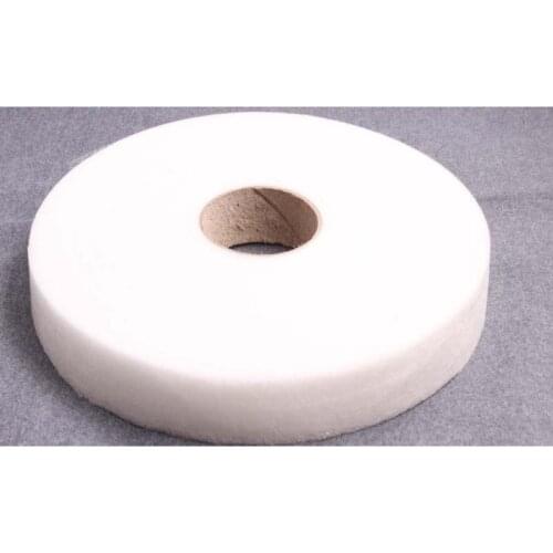 White Double Sided Sewing Accessory Adhesive Tape Cloth Apparel Fusible Interlining Fabric Tape