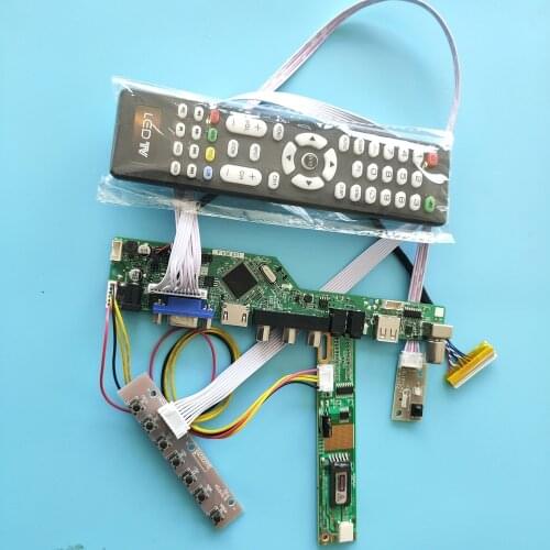 For B121EW03 VX 1 lamps 12.1" New USB Module Controller Digital Signal 20pin VGA AV TV Driver Board 1280X800