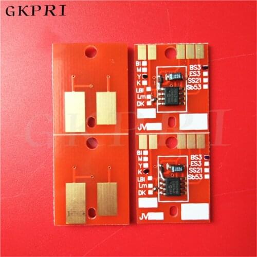 Eco solvent printer Mimaki JV33 JV5 JV3 CJV30 TS34 Permanent chip DX5 cartridge chip SS21 SB51 SB53 BS3 CMYK JV33 reset chip