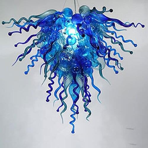 GIRBAN Modern Loft Bedroom LED Indoor Lighting Blown Murano Glass Art Decoration Chandelier Living Room Chandeliers for Kitchen
