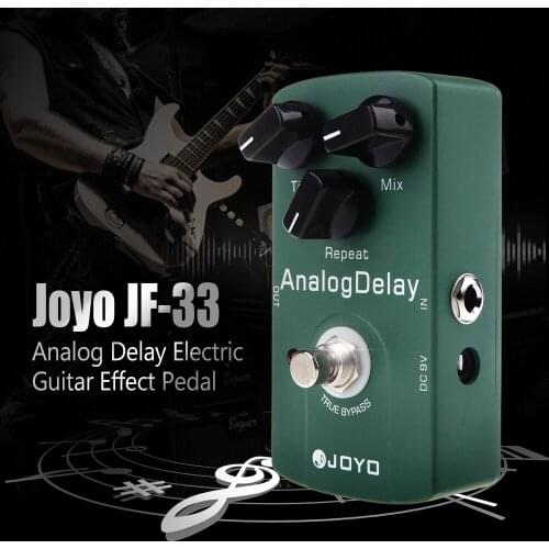 Joyo JF-33 Analog Delay Electric Guitar Effect Pedal True Bypass Guitar Pedal for Guitar Accessories Parts