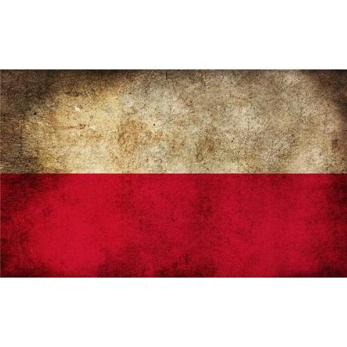 KAFNIK,Custom poland do the old Flag Retro National Flag 14*21cm/30*45cm/60*90cm(2*3ft)/90*150cm for home Decorative