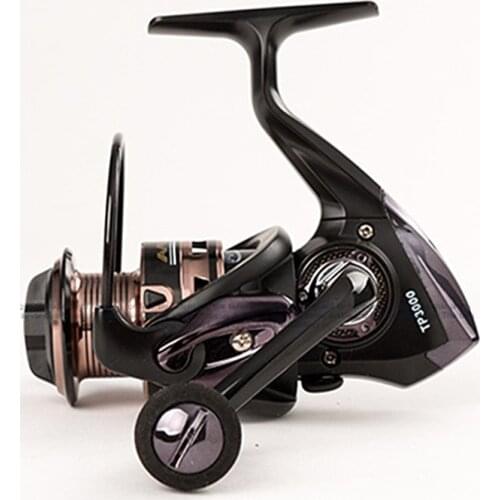 KKWEZVA High Quality Metal Reel Printing 14 + 1BB Spinning Fishing Reels Gear Ratio 5.5: 1 DM2000-7000 carretilhas de pesca