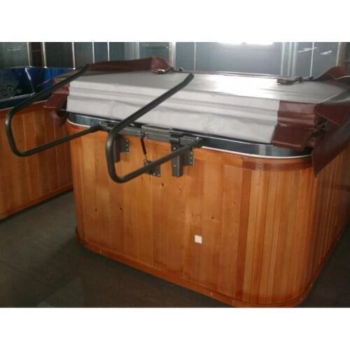 Hot tub cover basket to lift and store your spa cover Easy
