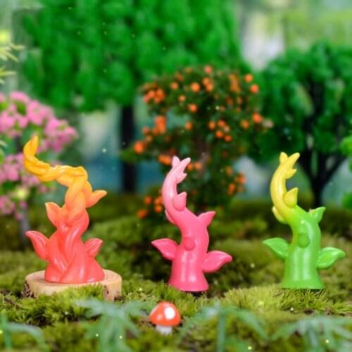 5PCS Cute Cloud Lemon Maple Tree Fairy Garden Miniatures DIY Ornament Decoration Crafts Figurines Micro Landscape Home Decor