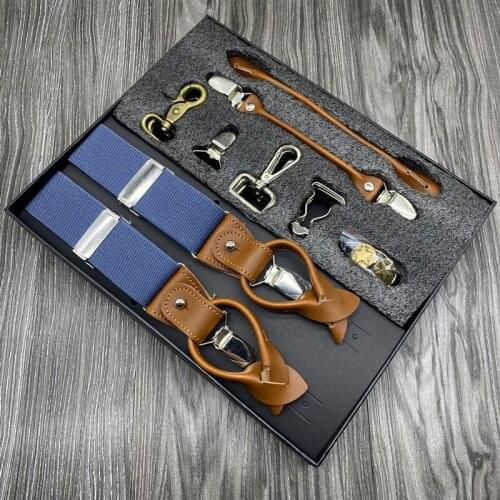 Mens suspenders clip suit suspenders fat people elastic mens adult suspenders British trousers suspenders suit