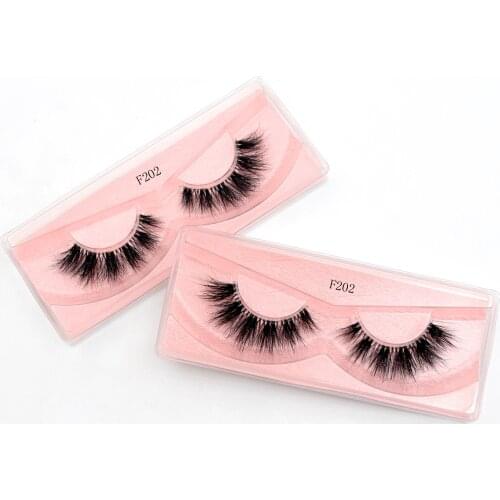 2 Pairs Visofree Mink Eyelashes Lightweight 3D Mink Lashes Natural Flutter Effect False Eyelashe Cruelty-free Mink Lashes Makeup