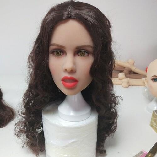 New Sex doll head of 172cm 170cm 168cm 166cm 165cm 160cm 158cm 155cm 148cm 145cm 140cm 135cm Doll Body With Teeth and Wigs