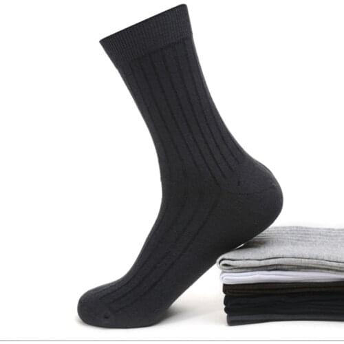 2019 New Mens Socks Thick Cottonin Autumn and Winter Business Mens Socks Sweat Absorption 10 pairs/lot Free Shipping