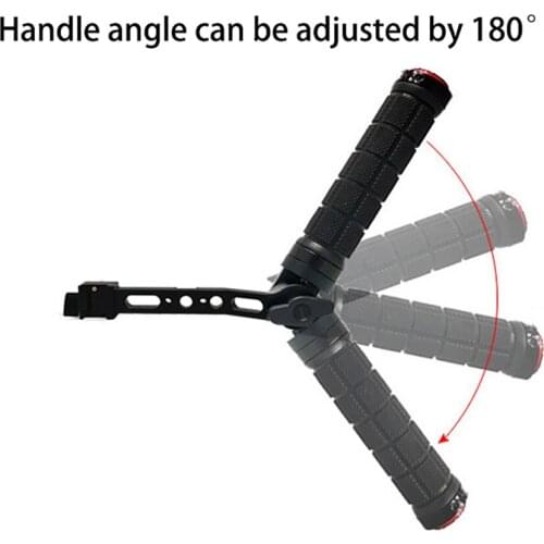 Adjustable Handle Hand Grip for DJI RS2/ RSC2 Handheld Gimbal Stabilizer with Cold Shoe Mount Extension Handgrip Accessories