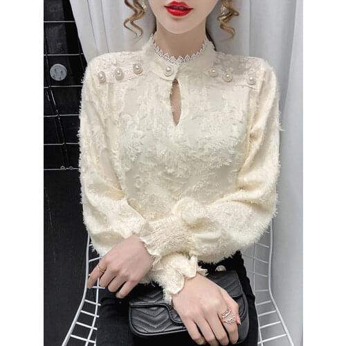 Simpliser Openwork Blouses