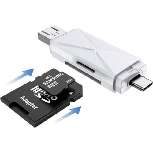 Phone SD TF Reader USB 2.0 Fast Data Transmission Type-c OTG Card Reader Adapter Phone Accessory