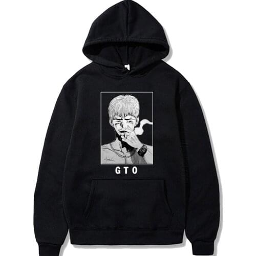 GTO Great Teacher Men Female Hoodie Daily Casual Pullover Fashion Designer Streetwear Japan Anime Hip Hop