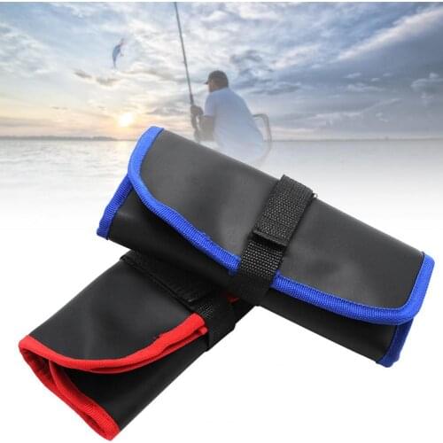 Bait Pack Iron Plate Foldable Fishing Accessories Waterproof Convenient Lure Bait Storage Bag for Outdoor Fishing Fishing Bags