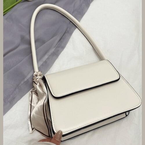 Women Vintage Flap Messenger Bags Sac A Main Female Leather Shoulder Bags Simple Crossbody Bag Brand Designer Ribbon Handbags