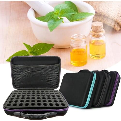 30/60 Bottles Essential Oil Case Storage Bag Holder Portable Travel Essential Oil Organizer Women Perfume Oil Collect Case Box
