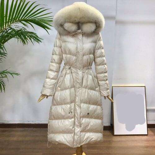 All Match Cotton Women Polkas Coats Winter New Hooded Thicken Warm Knee-Length Office Lady Elegant Outwear Tops