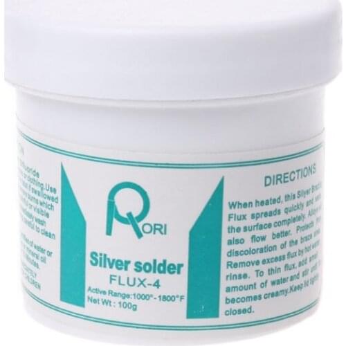 100g Soldering Paste Flux Silver Brass Brazing Powder For Welding Copper Aluminum