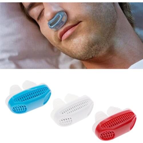 3pcs Silicone Anti Snore Device Nasal Dilators Apnea Sleep Aid Stop Snoring Stopper Nose Clip Anti-snore Clean Air Purifier