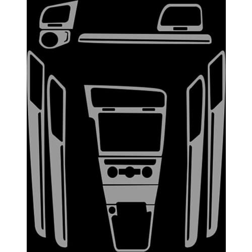 Car-Styling New Car Interior Trim Dashboard Clear Paint Protective Film Stickers for VolksWagen Golf 7 2018