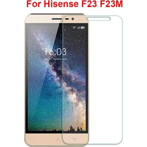 For Hisense F23 F23M Case Tempered Glass 9H Premium Protective Screen Protector Film Funda For Hisense F23 Cover Phone Film
