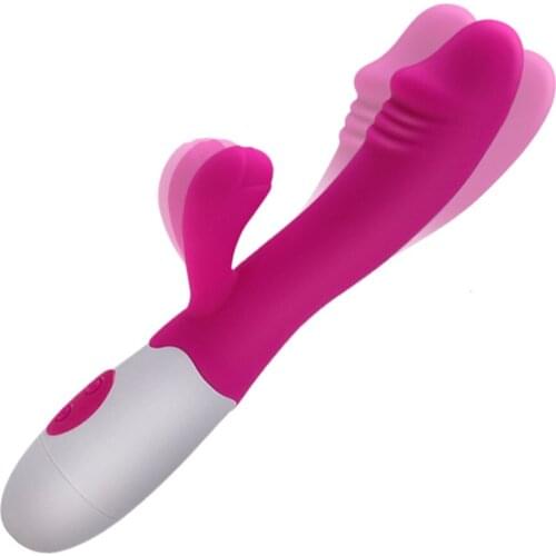 G Spot Vibrator 7 Speed Dildo Dual Rabbit Vibration For Women Waterproof Vagina Clitoris Massager Sex Toys Female Masturbator