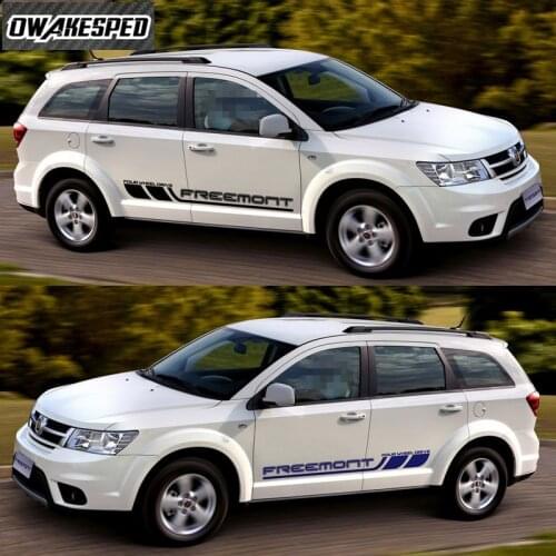 For-Fiat Freemont OFF RAOD Styling Auto Body Decor Vinyl Decals Exterior Accessories Both Side Car Door Skirt Sticker