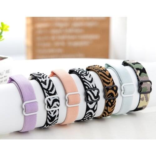 New Nylon Loop Strap For Xiaomi Mi band 3 4 5 6 Bohemia Elastic Watch Replacement Strap For Mi band 5 4 3 Wristband Bracelet