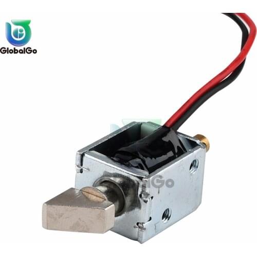 Solenoid Valve DC12V 0.4A/0.5A Inclined Electromagnetic Lock／Long Upper Cover Electromagnetic Lock Used for Home Security