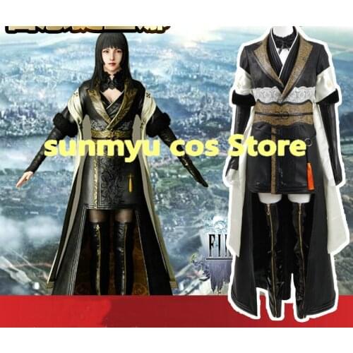 FF15 FINAL FANTASY XV Gentiana Uniform Cosplay Costume,Custom Size Halloween Wholesale