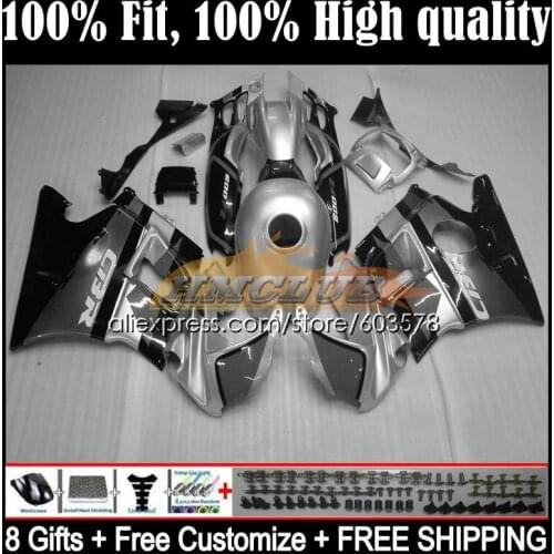 Injection Body For HONDA CBR 600F3 CBR600FS 1995 1996 11CL.241 CBR600 F3 CBR 600 CC FS F3 CBR600F3 95 96 OEM Fairing sale silver