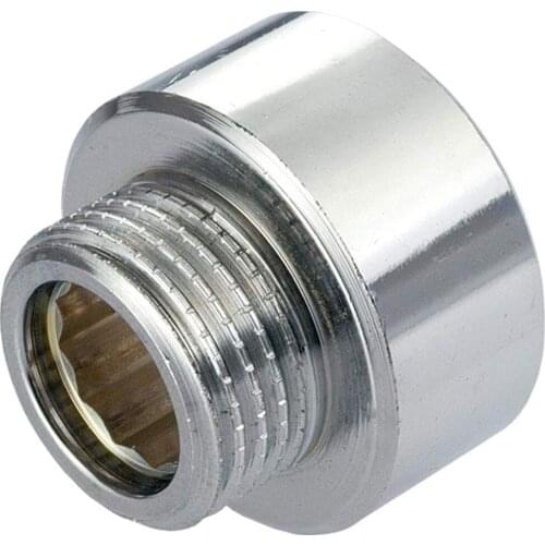 Silver Female 3/4" Female To 1/2" Male BSP Brass Threaded Connector Shower Hose Head Adaptor For Bathroom Water Tap Fittings