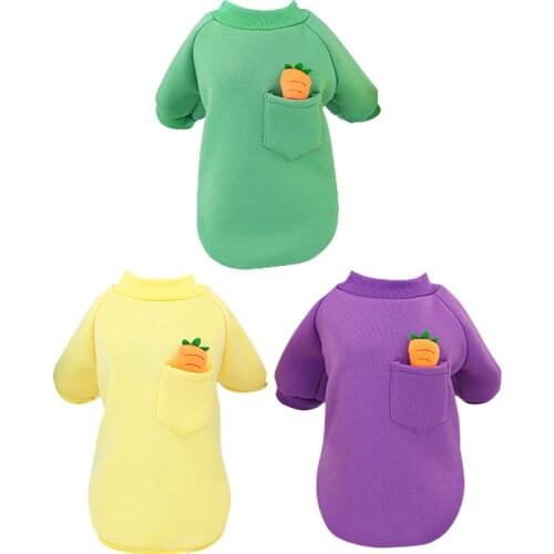 Pet Autumn Winter Cute Carrot Sweater Small Medium Sized Dog Clothes Little Teddy Jacket