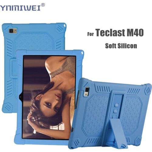 Soft Silicon Case for Teclast M40 10.1 Inch Funda Tablet Cover Case for Teclast M40 Stand Protect Shell