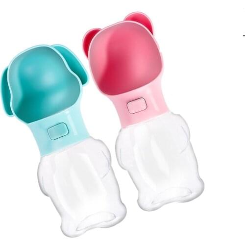 New Cute Pet Water Bottle Portable Bottle For Small Large Dogs Travel Puppy Drinking Bowl Outdoor Water Pet Product