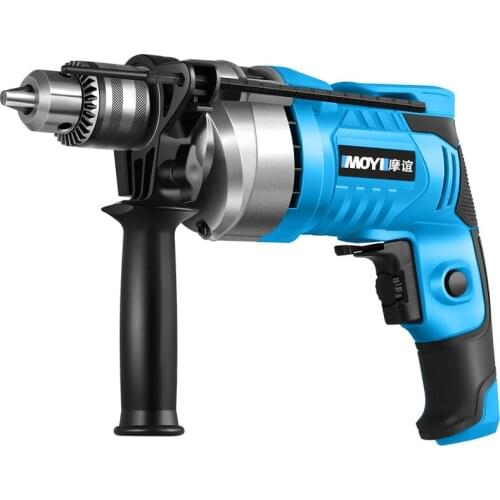 Hand Drill Household 220V Percussive Drill Multifunctional 13mm Pistol Drilling Wall Industrial Hammer Speed Regulation