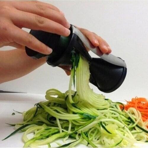 Handheld Spiralizer Vegetable Slicer Adjustable Spiral Grater Cutter Salad Tool Zucchini Cucumber Maker Kitchen Tools Gadgets