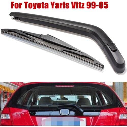 For Toyota Yaris Vitz Auto Windshield Windscreen Wiper Arm Blade Kit Built Rear Window 1999 2000 2001 2002 2003 2004 2005