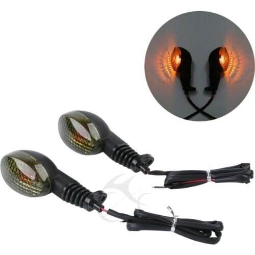 2 Pcs Bullet Turn Signal Light For Kawasaki EX250 Ninja 2008-12 KLX250SF VN650 Vulcan S