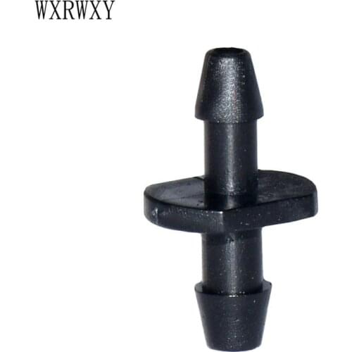 Wxrwxy 3/5 irrigation connector barbed hose repair 3/5 straight barbs barbed double way joint 1/8 inch hose connector 100 pcs