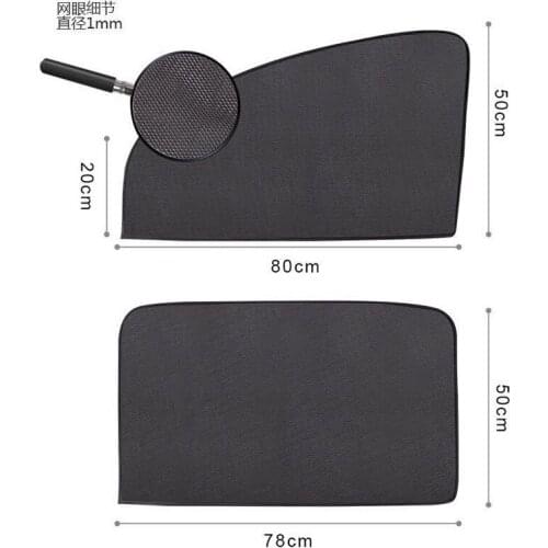 Car Styling Accessories Sun Shade Auto UV Protect Curtain Side Window Sunshade Mesh Sun Visor Protection Window Films 1pcs